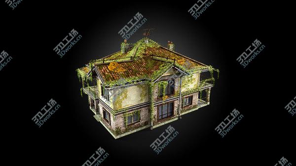 images/goods_img/20210312/Abandoned Cottage A 3D model/1.jpg